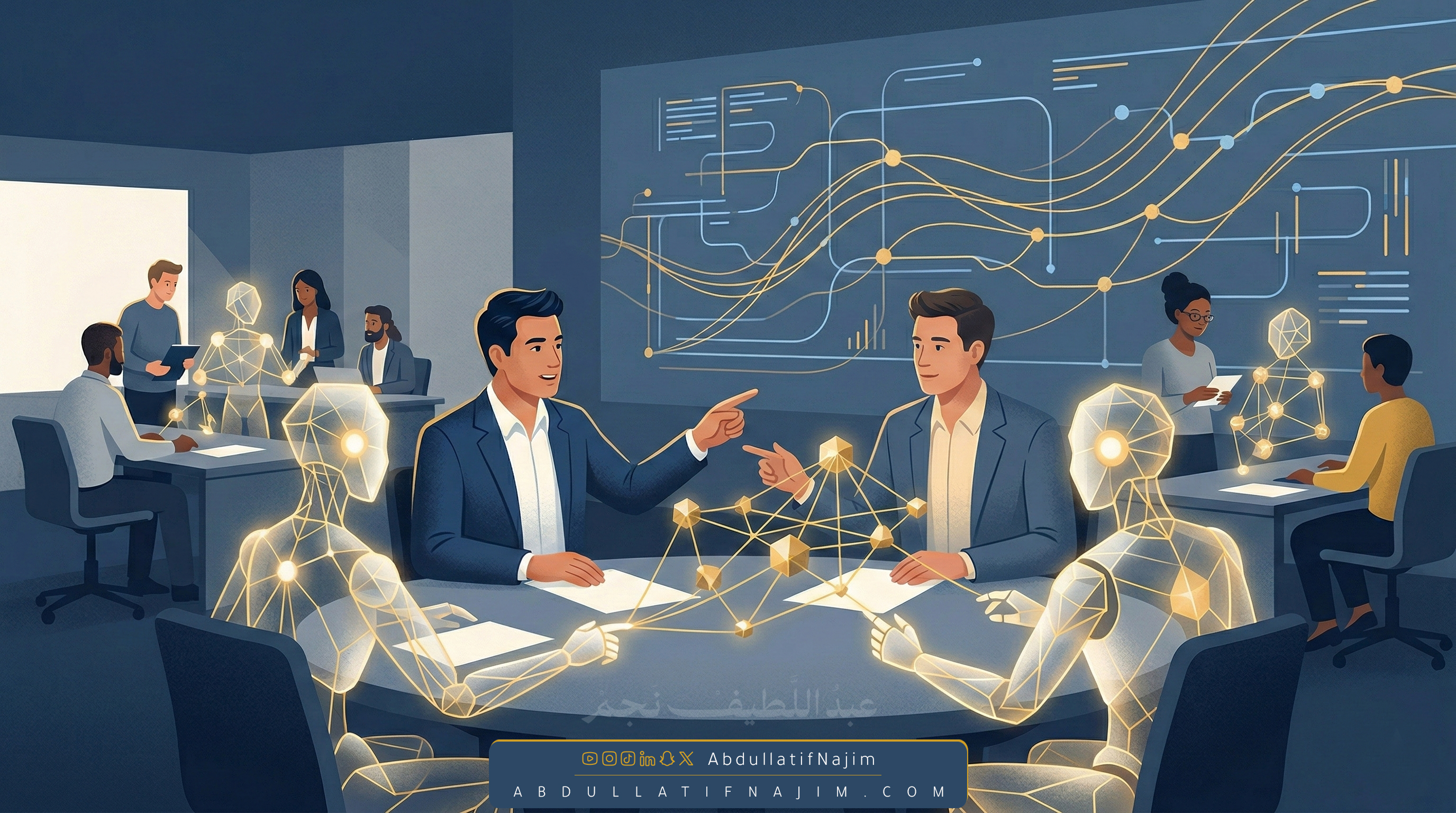 إعلام "الوكلاء" لا "الأدوات": كيف سيعيد الذكاء الاصطناعي صياغة الهياكل التنظيمية للمؤسسات الإعلامية؟