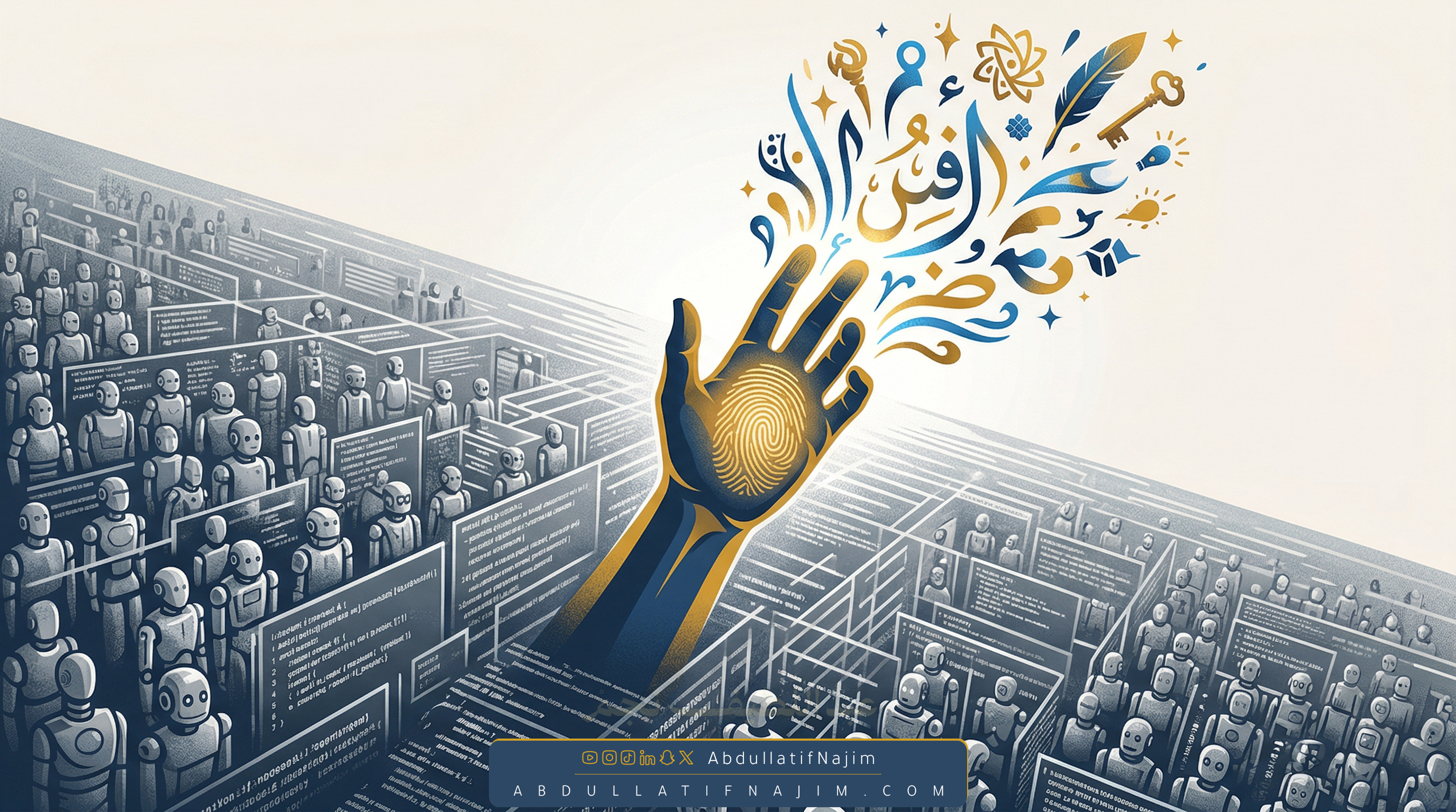 فخ "المحتوى المتوسط": لماذا ستصبح اللمسة البشرية (Human Touch) العملة الأغلى في سوق مشبع بالذكاء الاصطناعي؟